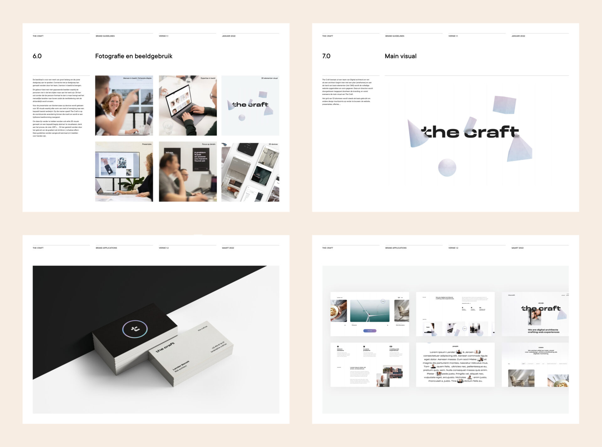 Brand guide the craft brand applications