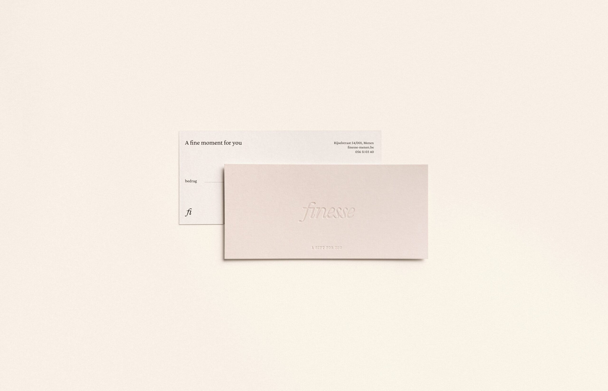 Finesse cadeaubon topview