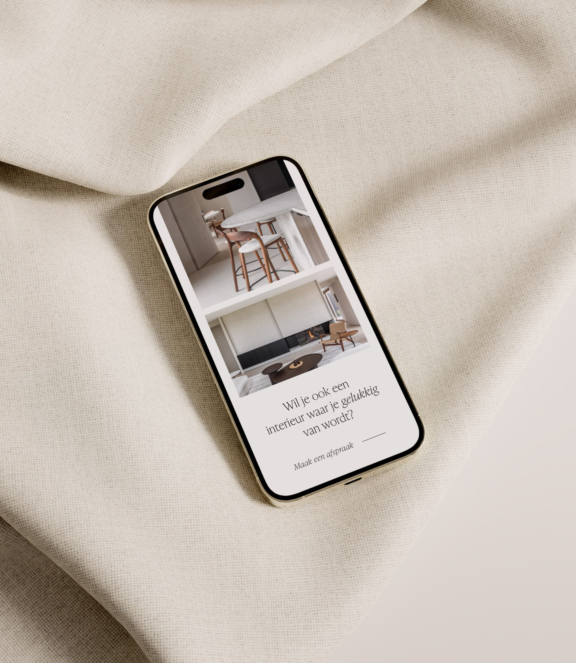 Justien lescouhier mobiel website