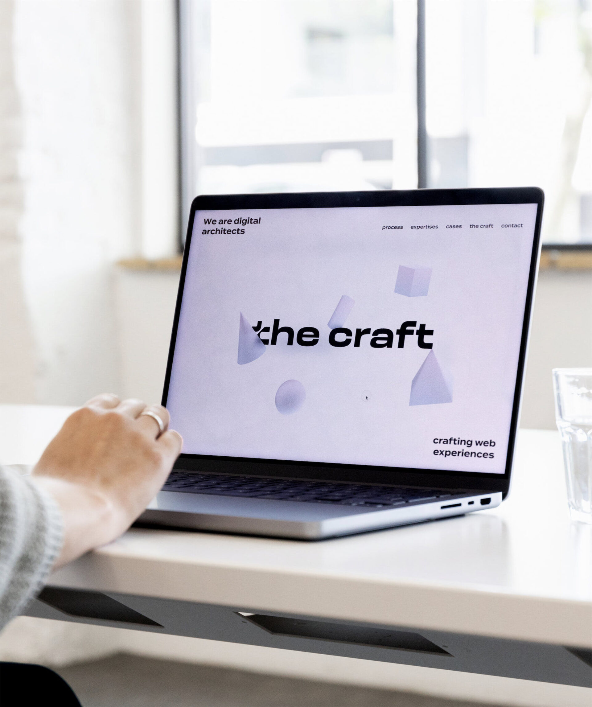 The craft homepage macbook