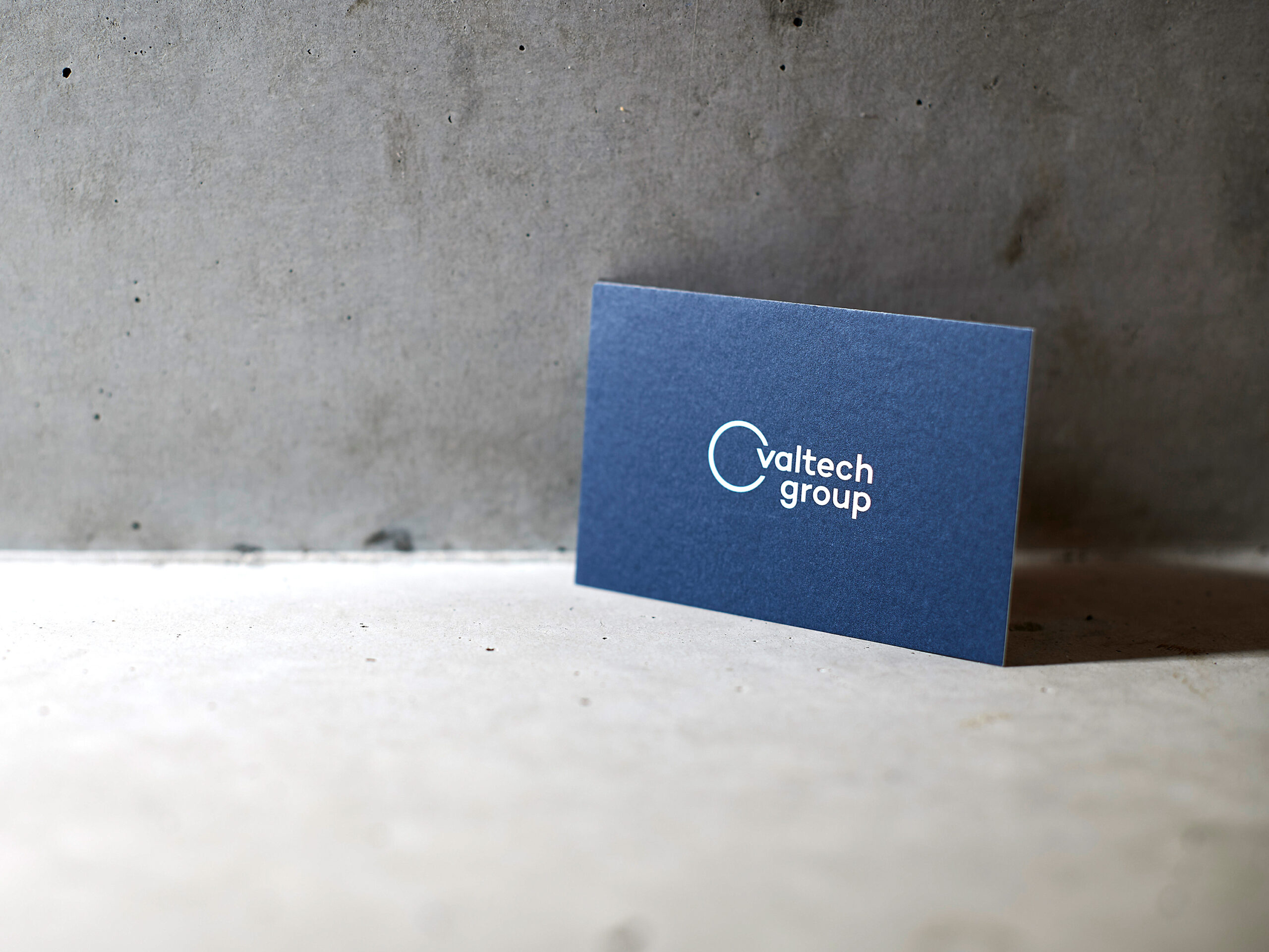 valtech group business card branding logo huisstijl