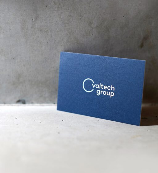 valtech group business card branding logo huisstijl